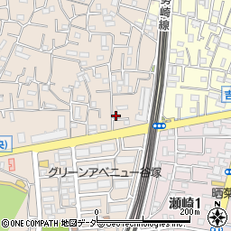 埼玉県草加市谷塚町1356周辺の地図