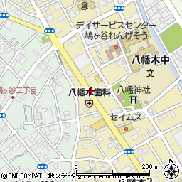 鳩ヶ谷﻿コミュニティセンター周辺の地図