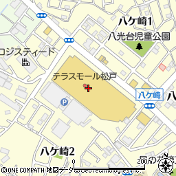 ラコレテラスモール松戸店周辺の地図