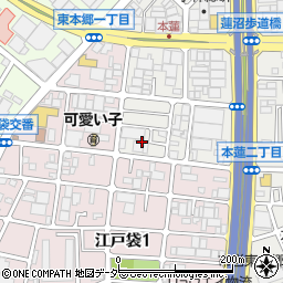 埼玉県川口市本蓮2丁目1周辺の地図