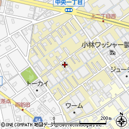 埼玉県八潮市二丁目962-5周辺の地図