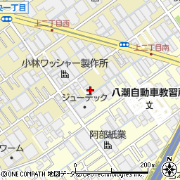 埼玉県八潮市二丁目401-1周辺の地図