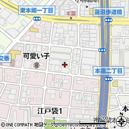 埼玉県川口市本蓮2丁目2-10周辺の地図
