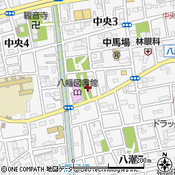 中馬場公民館周辺の地図