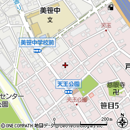 仲居田ハイツ周辺の地図