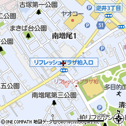 アリさんマークの引越社 松戸支店周辺の地図