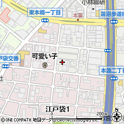 埼玉県川口市本蓮2丁目1-25周辺の地図