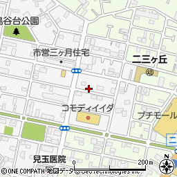 千葉県松戸市三ケ月1407周辺の地図