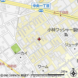 埼玉県八潮市二丁目961-7周辺の地図