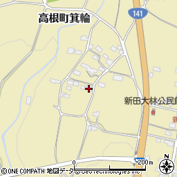 山梨県北杜市高根町箕輪2621周辺の地図