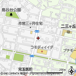 千葉県松戸市三ケ月1409周辺の地図