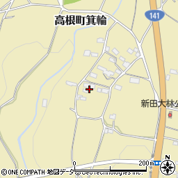 山梨県北杜市高根町箕輪2623周辺の地図