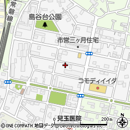 千葉県松戸市三ケ月1325周辺の地図