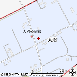 千葉県成田市大沼周辺の地図