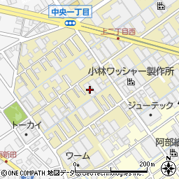 埼玉県八潮市二丁目958-1周辺の地図