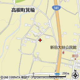 山梨県北杜市高根町箕輪2616周辺の地図