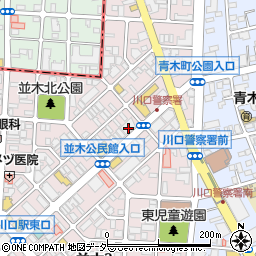 スクールＩＥ西川口校周辺の地図