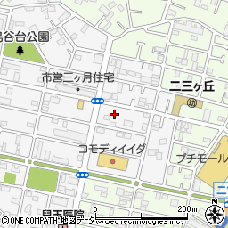 千葉県松戸市三ケ月1399周辺の地図