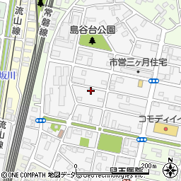 千葉県松戸市三ケ月1301周辺の地図