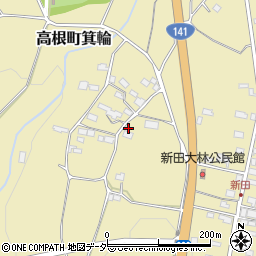 山梨県北杜市高根町箕輪2615周辺の地図