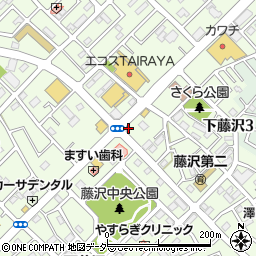 埼玉県入間市下藤沢周辺の地図