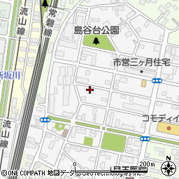千葉県松戸市三ケ月1300周辺の地図