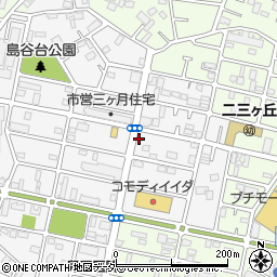 千葉県松戸市三ケ月1398周辺の地図