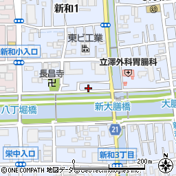 埼玉県三郷市新和1丁目521周辺の地図