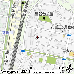 千葉県松戸市三ケ月1296周辺の地図