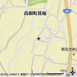 山梨県北杜市高根町箕輪2626周辺の地図