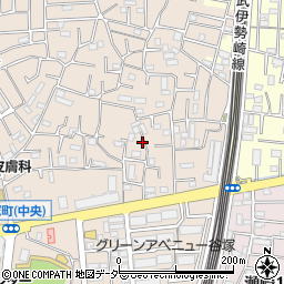 埼玉県草加市谷塚町1346-5周辺の地図