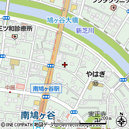 埼玉県川口市南鳩ヶ谷周辺の地図