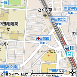 メローライフ薬局　戸田駅前店周辺の地図