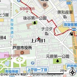 埼玉県戸田市上戸田1丁目12-11周辺の地図