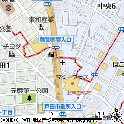 自転車中古センター　戸田わらび店周辺の地図