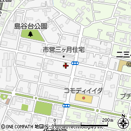 千葉県松戸市三ケ月1338周辺の地図