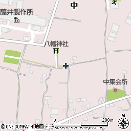 千葉県白井市中393周辺の地図