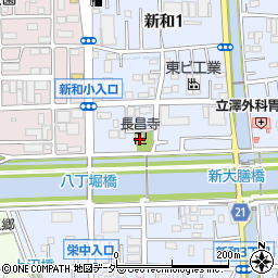 長昌寺周辺の地図
