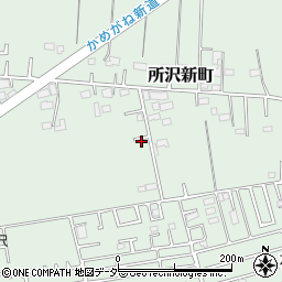 埼玉県所沢市所沢新町2461-12周辺の地図