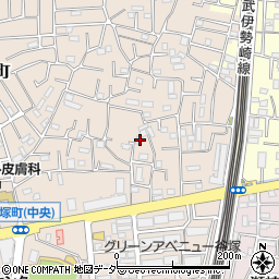 埼玉県草加市谷塚町1346周辺の地図