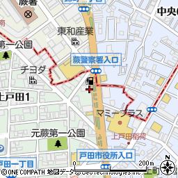 埼玉県戸田市上戸田1丁目1-4周辺の地図