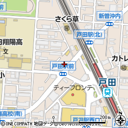 サンコー戸田店周辺の地図