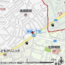 ガスト志木ニュータウン店周辺の地図
