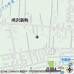 埼玉県所沢市所沢新町2568周辺の地図