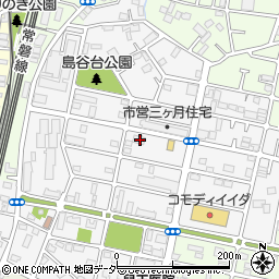 千葉県松戸市三ケ月1335周辺の地図