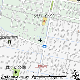 千葉県松戸市新松戸南3丁目353周辺の地図