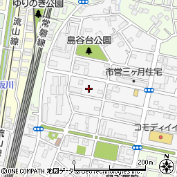 千葉県松戸市三ケ月1294周辺の地図