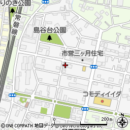 千葉県松戸市三ケ月1332周辺の地図