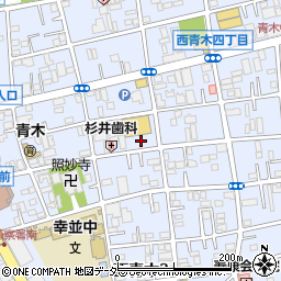 マルエツ西川口東口店駐車場周辺の地図