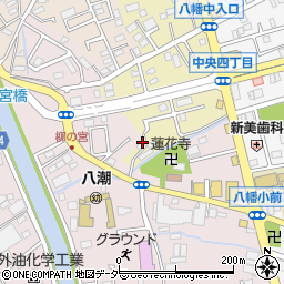 埼玉県八潮市上馬場416周辺の地図